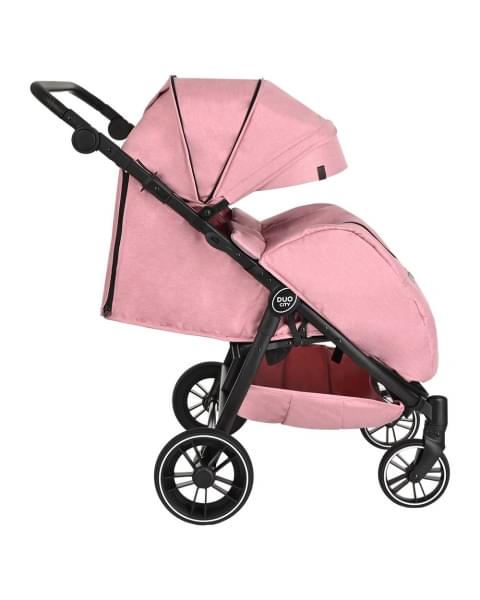 Прогулочная коляска для двойни Pituso Duocity PU 2023, Dusty Rose (Пыльная Роза)