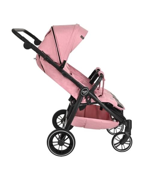 Прогулочная коляска для двойни Pituso Duocity PU 2023, Dusty Rose (Пыльная Роза)