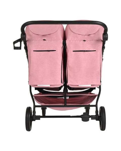 Прогулочная коляска для двойни Pituso Duocity PU 2023, Dusty Rose (Пыльная Роза)