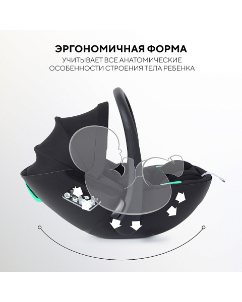 Автокресло Rant Miro с базой Isofix Black