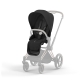 Сменный чехол Seat Pack для коляски Cybex Priam IV Comfort, Sepia Black (Черный)