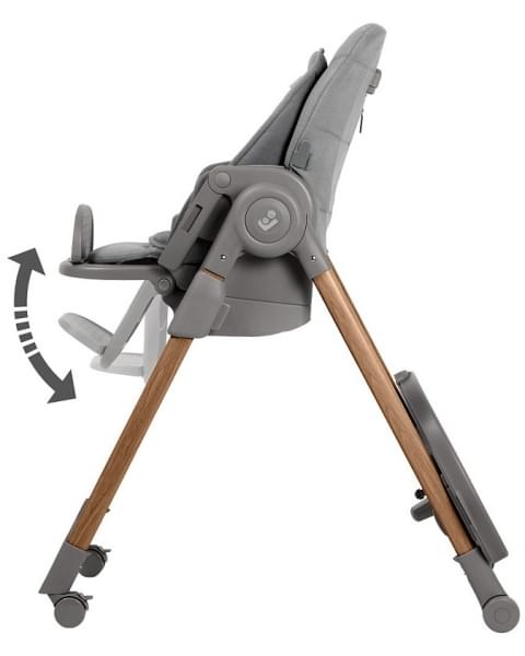 Стул для кормления Maxi-Cosi Minla Plus 2 в 1 Elegance Graphite/граф