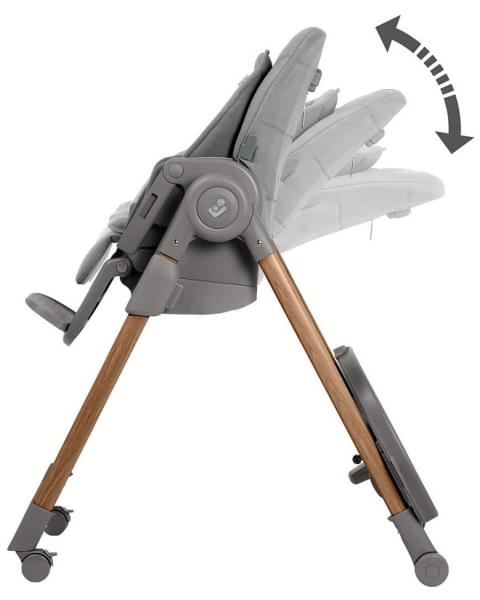Стул для кормления Maxi-Cosi Minla Plus 2 в 1 Elegance Graphite/граф