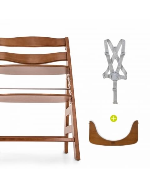 Стульчик деревянный Hauck Alpha+ B, Walnut (Орех)