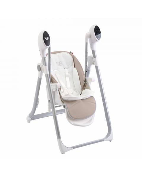 Стульчик для кормления - Электрокачели Sweet Baby Amuleto Beige