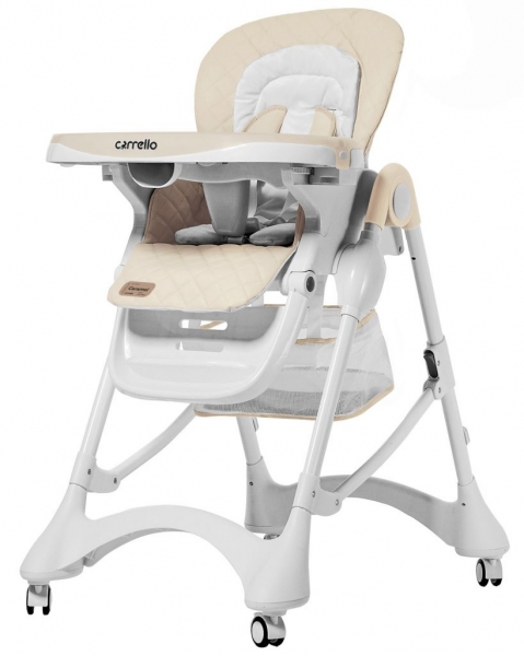Стульчик для кормления Carrello Caramel CRL-9501/3, Cream Beige (Бежевый)