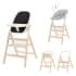 Стульчик для кормления Carrello Ergo CRL-16701 4 в 1 Obsidian Black
