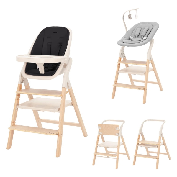 Стульчик для кормления Carrello Ergo CRL-16701 4 в 1 Obsidian Black
