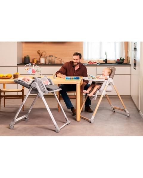 Стульчик для кормления Chicco Polly Armonia, Scandinavian (Коричневый)