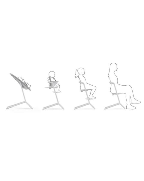 Стульчик для кормления Cybex Lemo 4 в 1, All White (Белый)