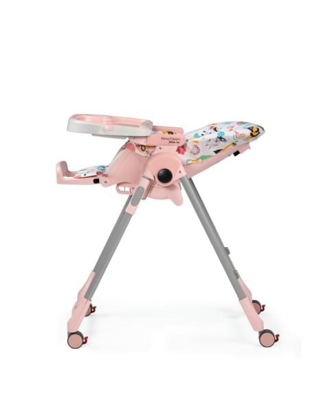 Стульчик для кормления Peg-Perego Prima Pappa Follow Me, Super Girl (Белый с рисунком)