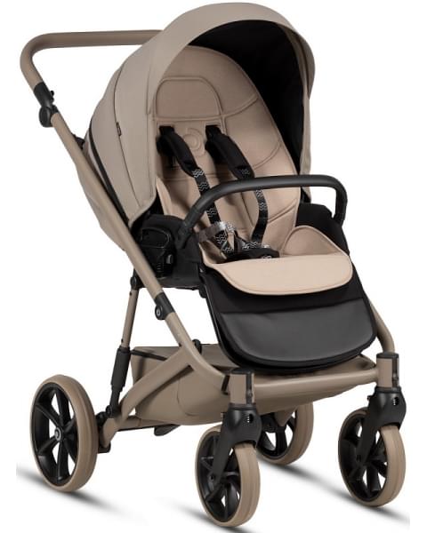 Детская коляска Tutis Viva 6 Plus Essential 3 в 1 с автокреслом Elo Lux EduSky Black 1612068 Warm Grey