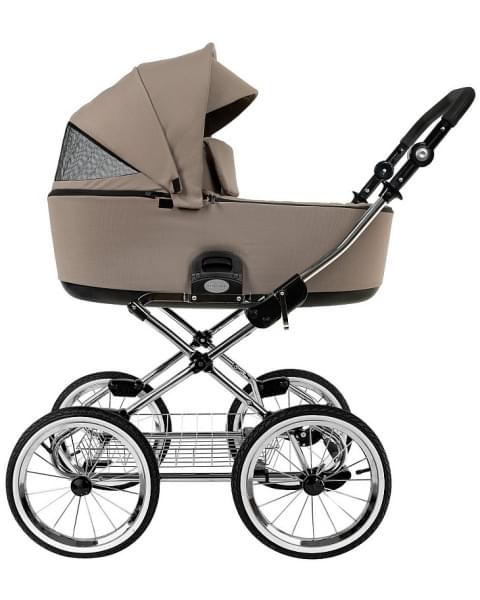 Детская коляска Roan Bass Next Classic 2.0 d14 3 в 1 с автокреслом Tutis Elo Lux EduSky Black BSNC/90/2 Hazel/Black/руч.Black