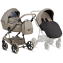 Детская коляска Tutis Viva 6 Plus Essential 3 в 1 с автокреслом Elo Lux EduSky Black 1612068 Warm Grey