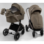 Детская коляска AmaroBaby Genius 3 в 1 с автокреслом Rant Miro коричневый