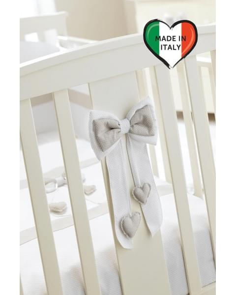 Детская кроватка на колесах Erbesi Lilli слоновая кость