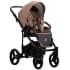 Детская коляска Bebetto Magnum Light SE 2 в 1 06 т.бежевый, черная рама