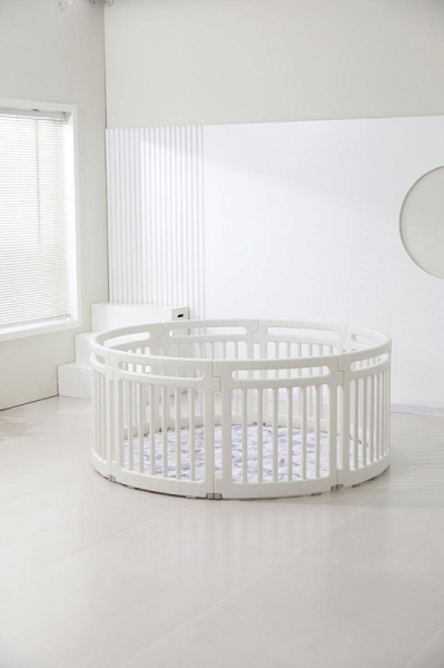 Манеж UNIX Kids Classic Round (круглый) 150 см White