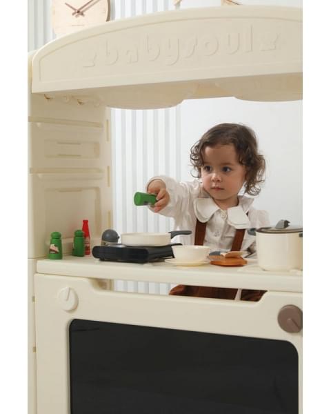 Кухня детская UNIX Kids Cook & Store 2 ящика Grey