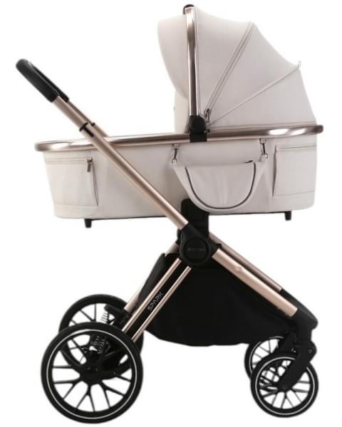 Детская коляска Adamex Spark SE 3 в 1 1-VANILLA-CHAMPAGNE - СВ.БЕЖ-РАМА ШАМПАНЬ