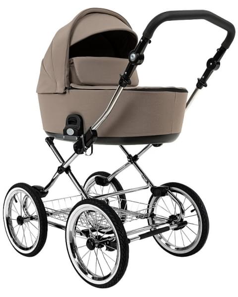 Детская коляска Roan Bass Next Classic 2.0 d14 3 в 1 с автокреслом Tutis Elo Lux EduSky Black BSNC/90/2 Hazel/Black/руч.Black