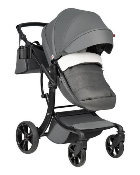 Детская коляска трансформер Farfello Aimile Spring Dark Grey ASR-2