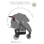 Коляска прогулочная Baby Tilly Eco T-166, Camel Beige (Бежевый)
