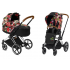 Коляска 2 в 1 Cybex Priam III Spring Blossom шасси Chrome Brown, Dark (Темный)