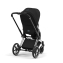 Коляска прогулочная Cybex Priam IV шасси Rose Gold, Deep Black (Черный)
