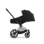 Коляска прогулочная Cybex Priam IV шасси Rose Gold, Deep Black (Черный)