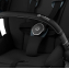Коляска прогулочная Cybex Priam IV шасси Rose Gold, Deep Black (Черный)