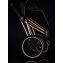 Коляска прогулочная Cybex Priam IV шасси Rose Gold, Deep Black (Черный)