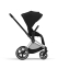 Коляска прогулочная Cybex Priam IV шасси Rose Gold, Deep Black (Черный)