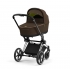 Коляска 2 в 1 Cybex Priam IV шасси Chrome Black, Khaki Green (Хаки)