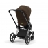 Коляска 2 в 1 Cybex Priam IV шасси Chrome Black, Khaki Green (Хаки)