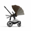 Коляска 3 в 1 Cybex Priam IV шасси Rose Gold, Khaki Green (Хаки)
