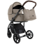 Детская коляска Roan Bass Next Кожа 2.0 3 в 1 с автокреслом Tutis Elo Lux EduSky Black BNL/71/2 Cappucino/Black/ руч.Коричневый
