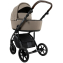 Детская коляска Roan Bass Next Кожа 2.0 3 в 1 с автокреслом Tutis Elo Lux EduSky Black BNL/71/2 Cappucino/Black/ руч.Коричневый