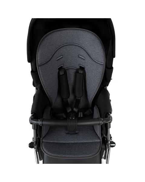 Детская коляска Roan Bass Next Classic 2.0 d14 3 в 1 с автокреслом Tutis Elo Lux EduSky Black BSNC/95/2 Caviar/Black/руч.Cappuccino