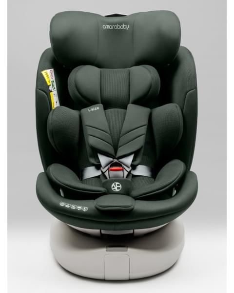 Детское удерживающее устройство Amarobaby Defender, i-Size, 40-150 см, зеленый