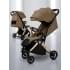 Прогулочная коляска Amarobaby Handy, коричневый/золотой