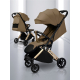 Прогулочная коляска Amarobaby Handy, коричневый/золотой