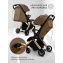Прогулочная коляска Amarobaby Handy, коричневый/золотой