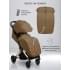 Прогулочная коляска Amarobaby Handy, коричневый/золотой