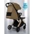 Прогулочная коляска Amarobaby Handy, коричневый/золотой