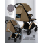 Прогулочная коляска Amarobaby Handy, коричневый/золотой
