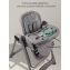 Стульчик для кормления многофункциональный Amarobaby Legacy, серый