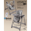 Стульчик для кормления многофункциональный Amarobaby Legacy, серый