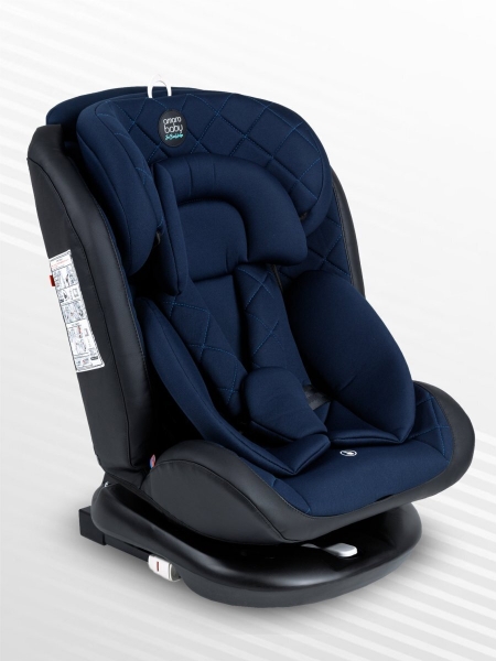 Автокресло детское AMAROBABY Brilliant ISOFIX класс D, группа 0+/1/2/3, (синий)