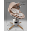 Качели электронные детские Amarobaby Jolly swing, бежевый, белый вкладыш